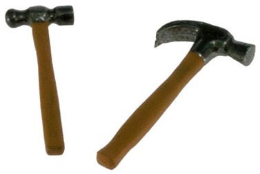 Dollhouse Miniature Hammer Set